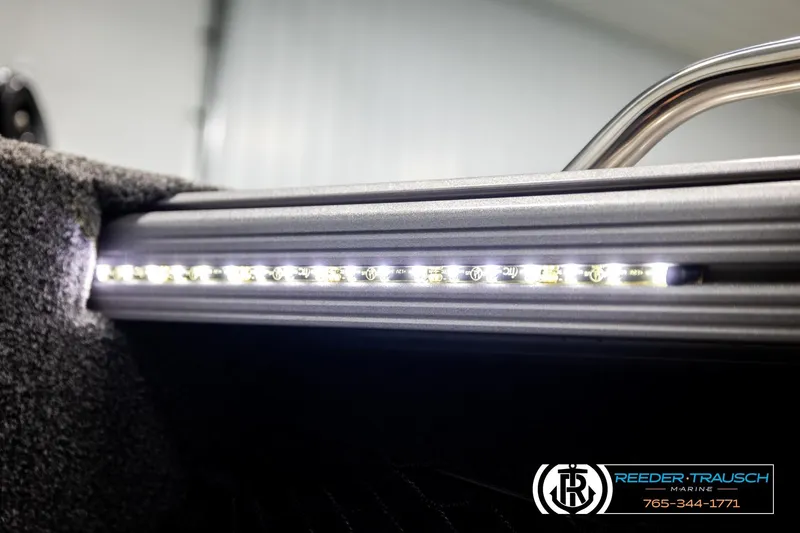 Slide: The Image of LED lighting detail on 2023 Lund 1875 Tyee boat interior. - 50