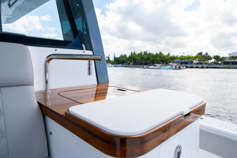 Slide: The Image of Luxury yacht HCB 65 Estrella 2027 with sleek interior and scenic water view. - 43