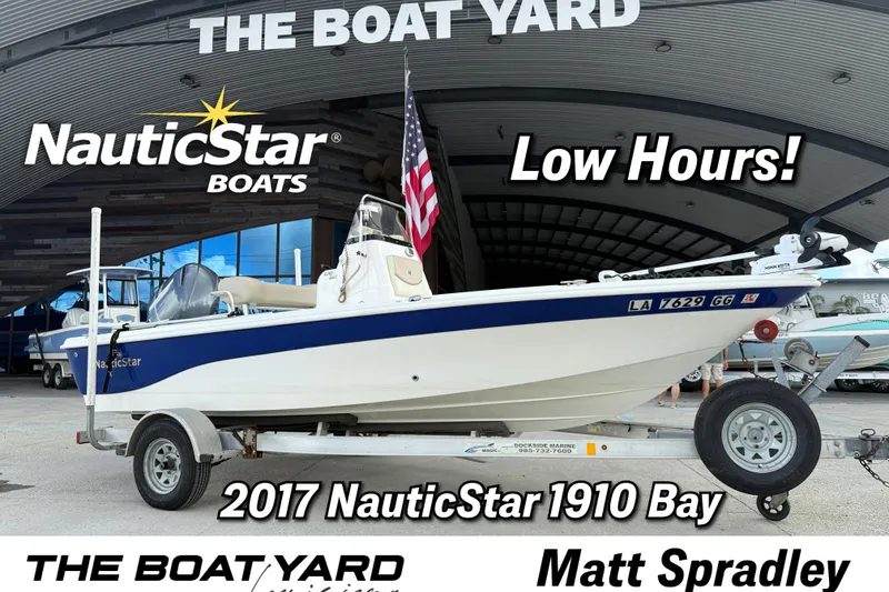 The Image of 2017 NauticStar 1910 NauticBay boat on trailer at The Boat Yard. - 1