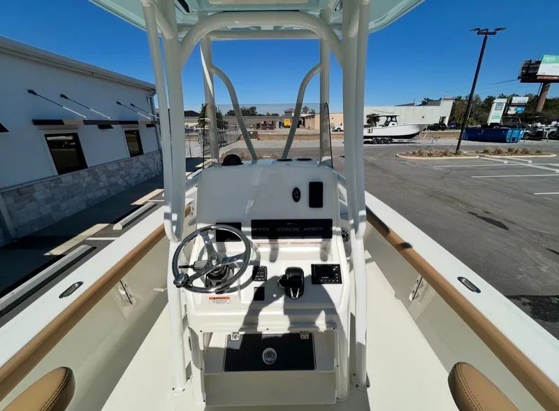 Slide: The Image of Interior view of 2026 Pathfinder 2400 TRS boat. - 10