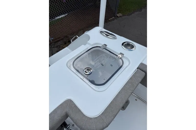 Slide: The Image of 2026 Sea Hunt Gamefish 27 Forward Seating boat with livewell and cup holders. - 20