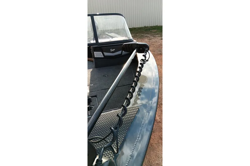 Slide: The Image of 2025 Ranger VX1788 WT boat with sleek design and modern features. - 11
