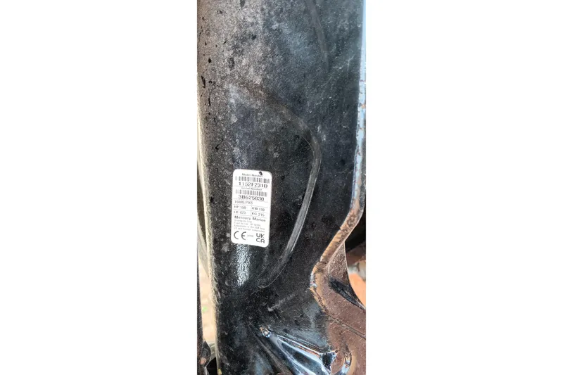 Slide: The Image of Label on a 2025 Ranger VX1788 WT boat component, displaying specifications and certifications. - 21