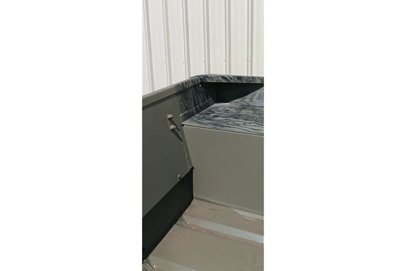 Slide: The Image of 2026 Tracker Topper 1542 LW Riveted Jon boat interior detail. - 17