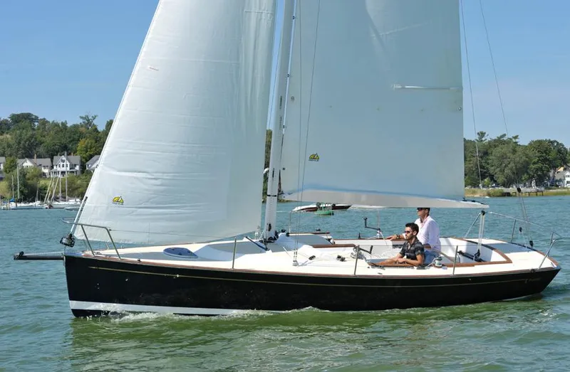 The Image of Manufacturer Provided Image: 2025 Tartan Fantail sailboat gliding on water with two people aboard. - 0