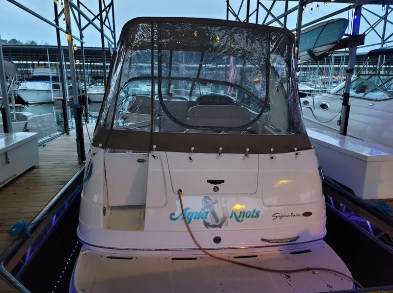 Slide: The Image of 2006 Chaparral Signature 280 boat docked in marina. - 3