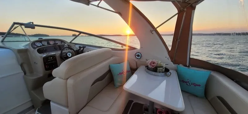 Slide: The Image of Interior of a Chaparral Signature 280 yacht at sunset. - 4