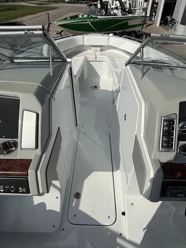 Slide: The Image of Interior view of a 2010 Formula 270 Bowrider boat. - 18