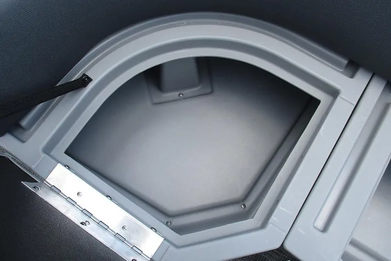 Slide: The Image of Storage compartment of 2026 Bentley Pontoons Bolt 203, featuring durable construction. - 19