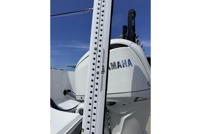 Slide: The Image of 2026 Sea Hunt Gamefish 30 with Yamaha engine and Blade power pole. - 5