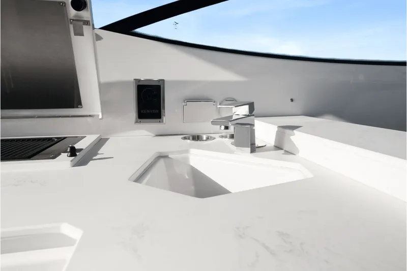 Slide: The Image of Modern kitchenette on Cruisers Yachts 38GLS-OB 2027. - 39