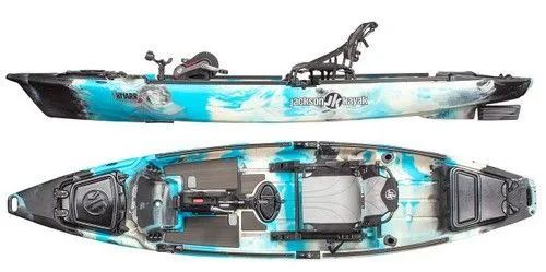 The Image of 2023 Jackson KNARR Playa kayak in blue and white. - 1