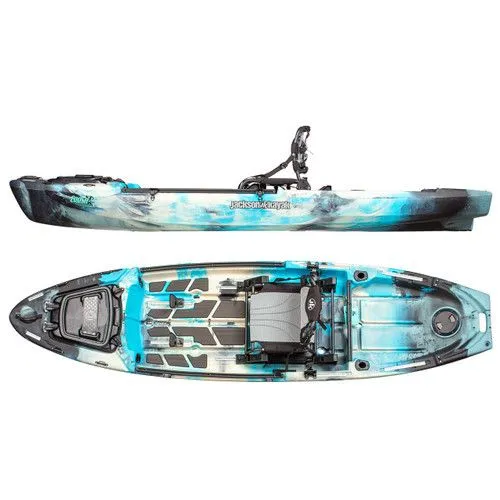 The Image of Jackson Coosa X Playa 2023 kayak in blue and white. - 1