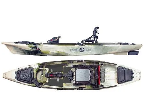 The Image of Jackson KNARR Forest kayak 2023, side and top view. - 1