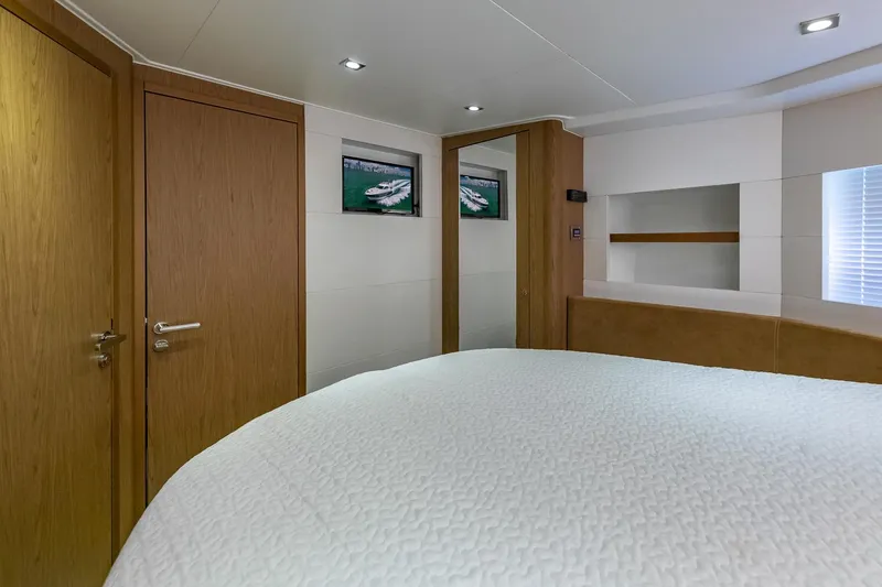 Slide: The Image of Luxurious cabin interior of 2011 Beneteau Gran Turismo 49 Fly yacht. - 36