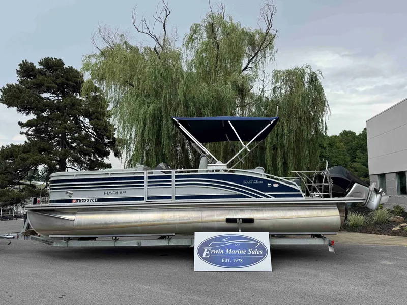 The Image of 2020 Harris Solstice 250 SLDH pontoon boat at Erwin Marine Sales. - 1