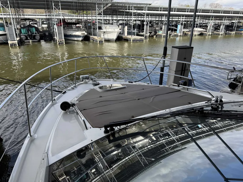 Slide: The Image of 2017 Sea Ray Sundancer 400 docked at marina. - 14
