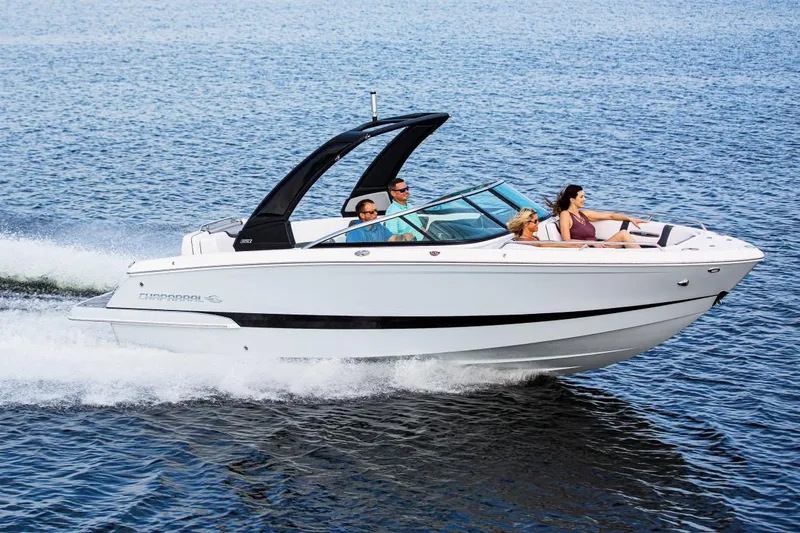 Slide: The Image of Manufacturer Provided Image: 2020 Chaparral 257 SSX speedboat cruising on open water. - 3