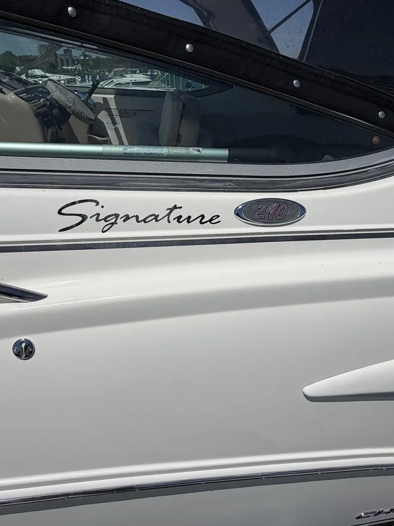 Slide: The Image of 2006 Chaparral Signature 290 boat, close-up of logo. - 3