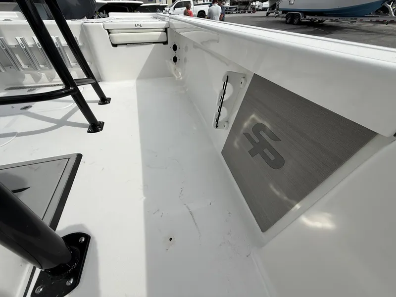 Slide: The Image of Interior view of Sea Pro 230 Bay boat, model year 2026. - 5