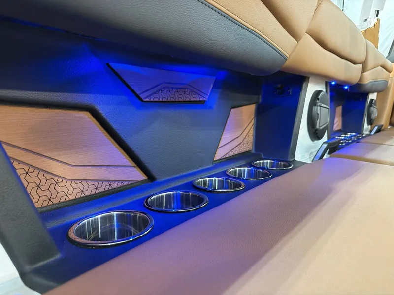 Slide: The Image of Luxurious interior of Axis A245 2026 with blue LED lighting. - 22