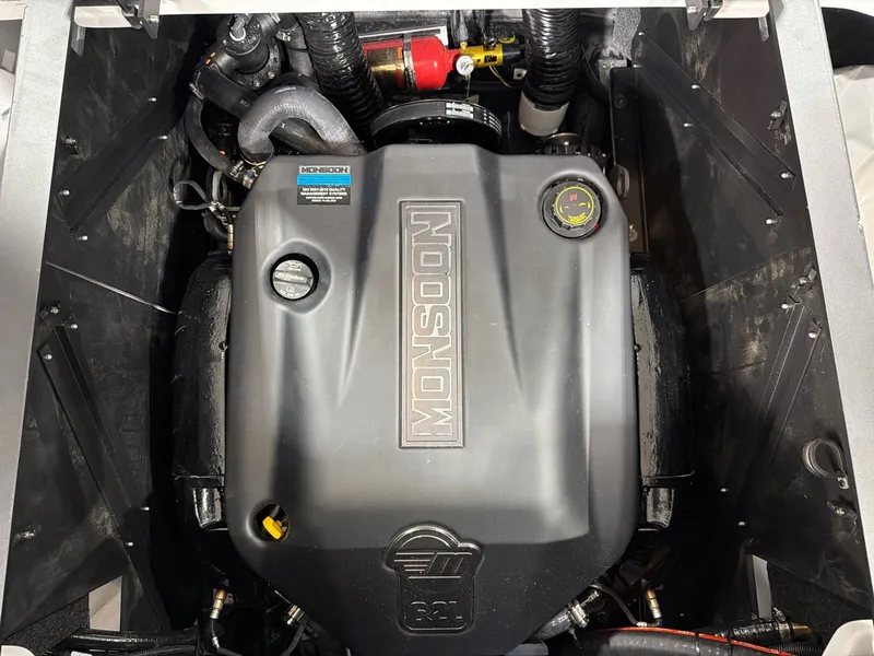 Slide: The Image of Engine compartment of 2026 Axis A245 with Monsoon engine. - 27