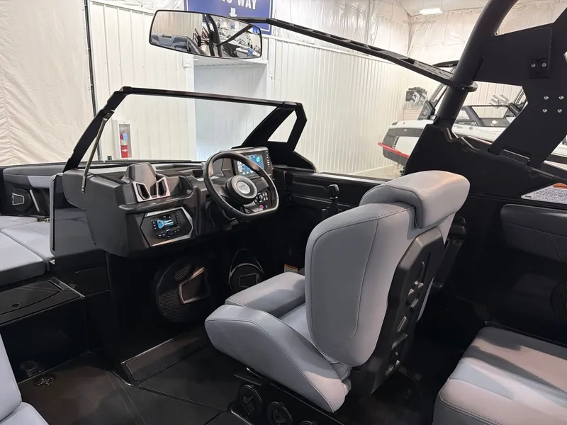 Slide: The Image of Interior of Axis T250 boat, 2026 model, featuring modern amenities. - 15
