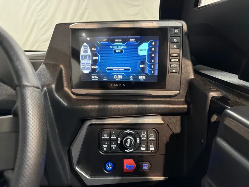 Slide: The Image of Garmin display in 2026 Axis T250 with control functions. - 18