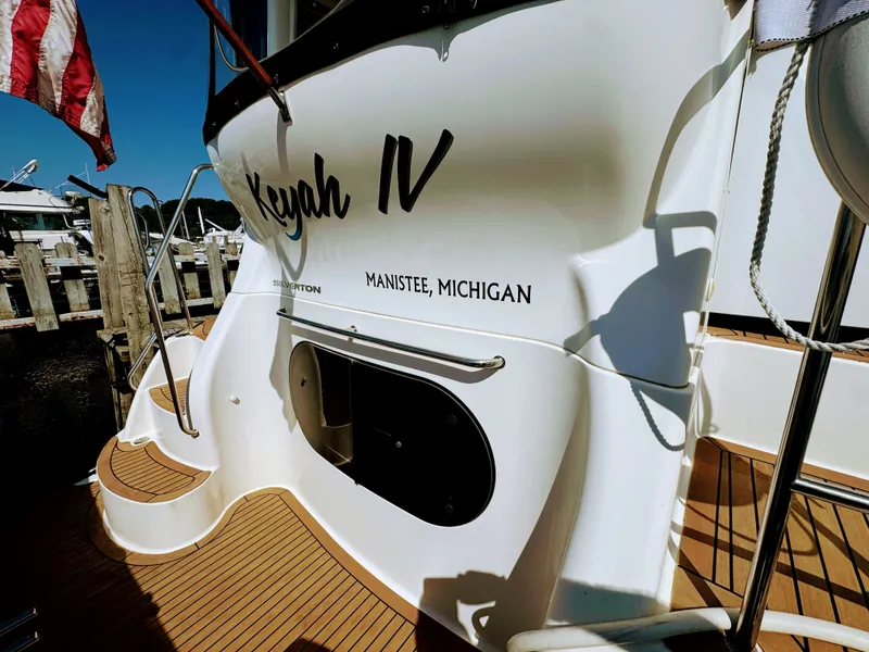 Slide: The Image of 2002 Silverton 39 Motor Yacht in Manistee, Michigan. - 38
