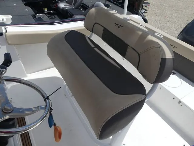 Slide: The Image of 2018 Tidewater 22 LXF boat seat and helm station. - 13