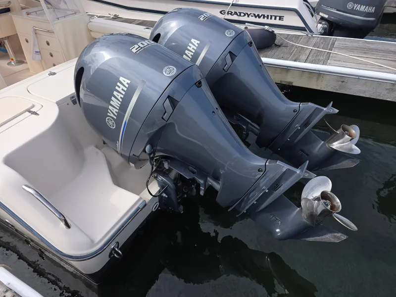 Slide: The Image of 2019 Grady-White Freedom 275 with Yamaha outboard motors. - 7