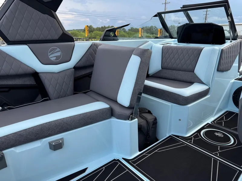 Slide: The Image of Interior of 2026 Tigé Z3 with modern seating and stylish design. - 17