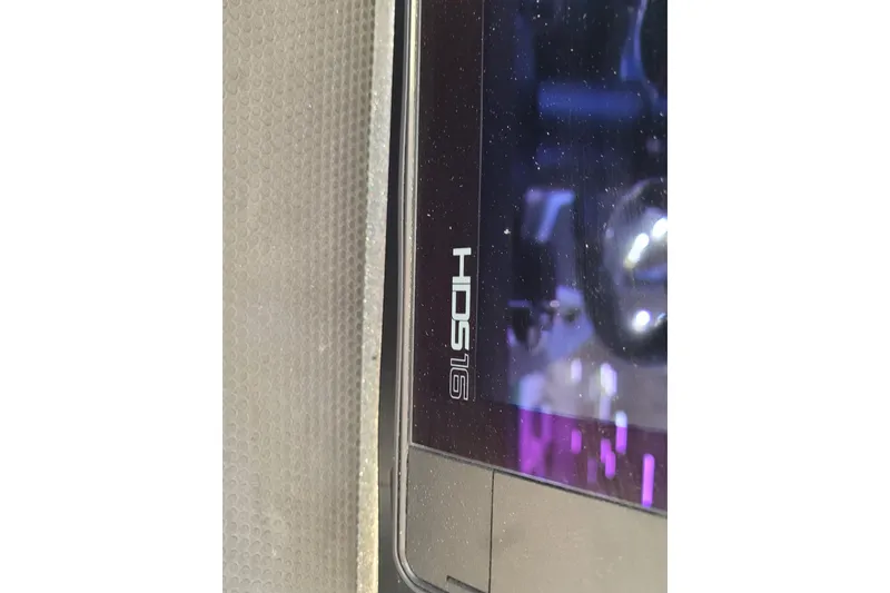 Slide: The Image of Close-up of HDS16 display on 2023 Ranger Z521R boat. - 27