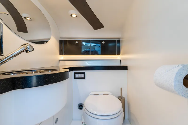 Slide: The Image of Luxurious bathroom interior of 2022 Wajer 38 yacht with modern fixtures. - 13