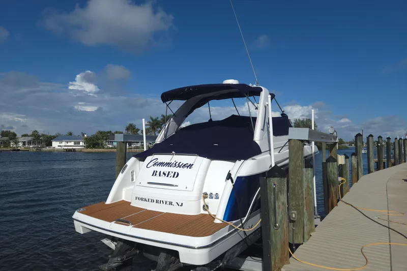 Slide: The Image of 2005 Formula 37 Performance Cruiser docked at Forked River, NJ. - 3
