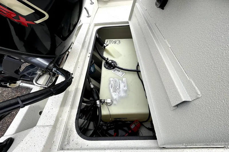 Slide: The Image of Engine compartment of Xpress H20B Bay 2026 boat. - 43