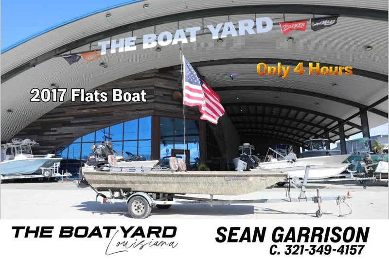 The Image of 2017 Gator Tail 16 Flats Boat at The Boat Yard, Louisiana, with contact details. - 1