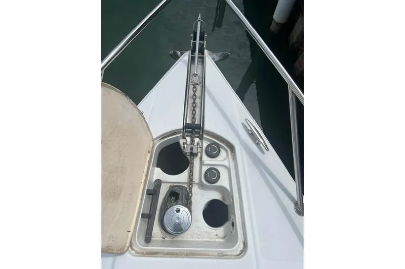 Slide: The Image of Bow anchor system on a 2004 Formula 370 Super Sport boat. - 4