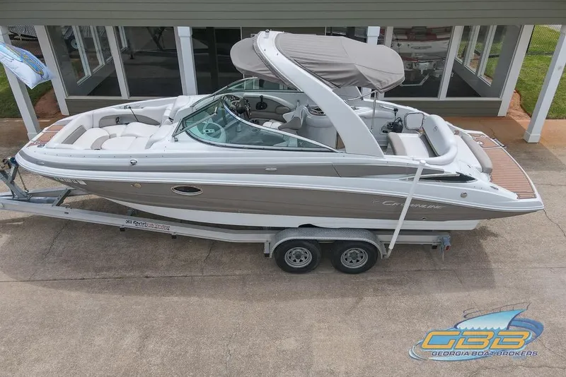 Slide: The Image of 2015 Crownline Eclipse E6 boat on trailer at Georgia Boat Brokers. - 37