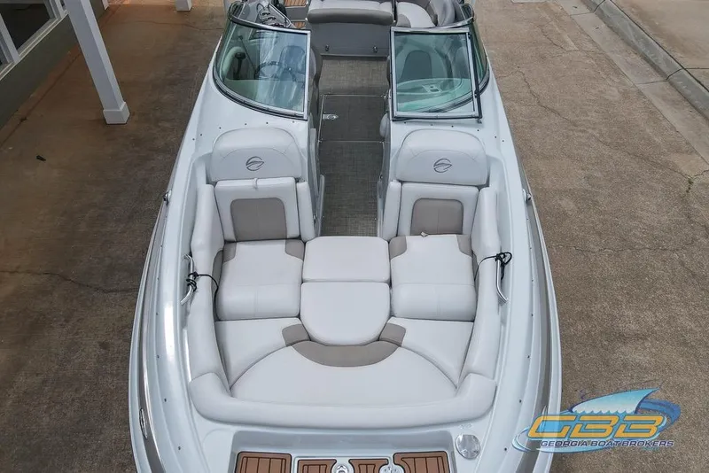 Slide: The Image of 2015 Crownline Eclipse E6 boat with spacious seating and sleek design. - 38