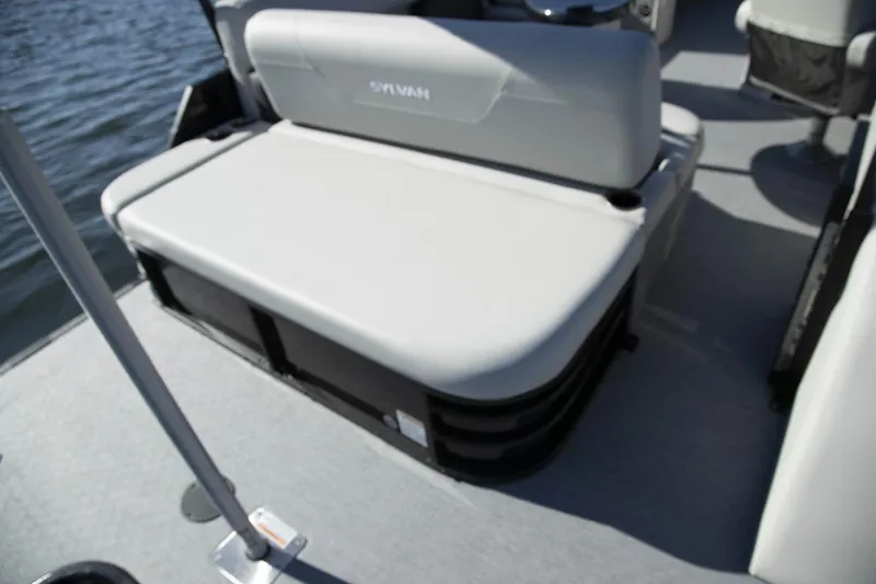 Slide: The Image of Manufacturer Provided Image: 2022 Sylvan Mirage X X3 CLZ boat interior seating area. - 14