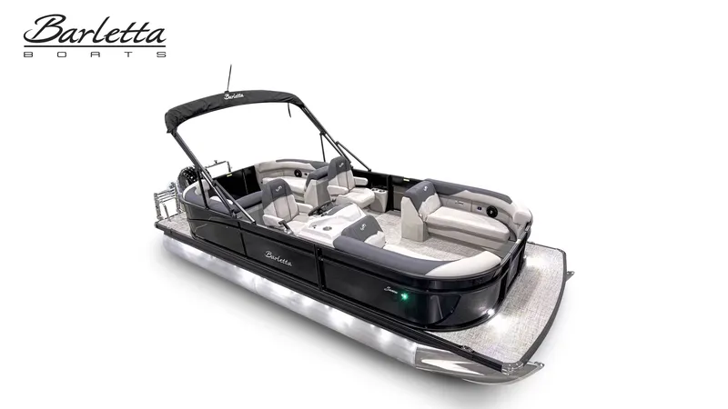 Slide: The Image of 2026 Barletta SANZA 22QC pontoon boat with luxurious design. - 5