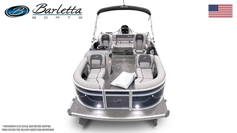 Slide: The Image of 2026 Barletta ARIA 20UC pontoon boat with luxurious design. - 24