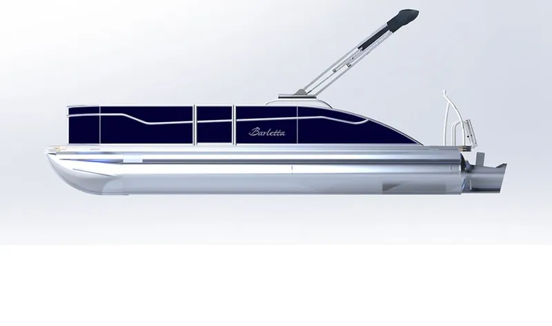 Slide: The Image of 2026 Barletta ARIA 20UC pontoon boat side view - 26