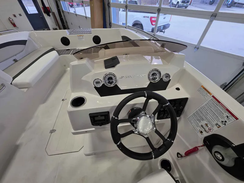 Slide: The Image of Interior view of the 2026 Starcraft SVX 171 OB boat. - 11