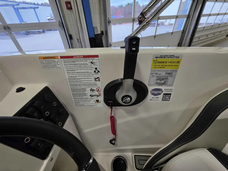 Slide: The Image of Control console of Starcraft SVX 171 OB boat, year 2026. - 12