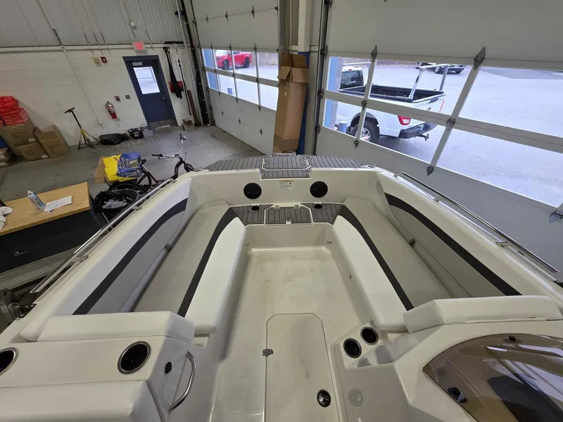 Slide: The Image of Interior view of Starcraft SVX 171 OB boat, model year 2026. - 15