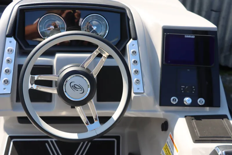 Slide: The Image of Steering wheel and dashboard of Barletta Corsa 23UC 2026. - 23