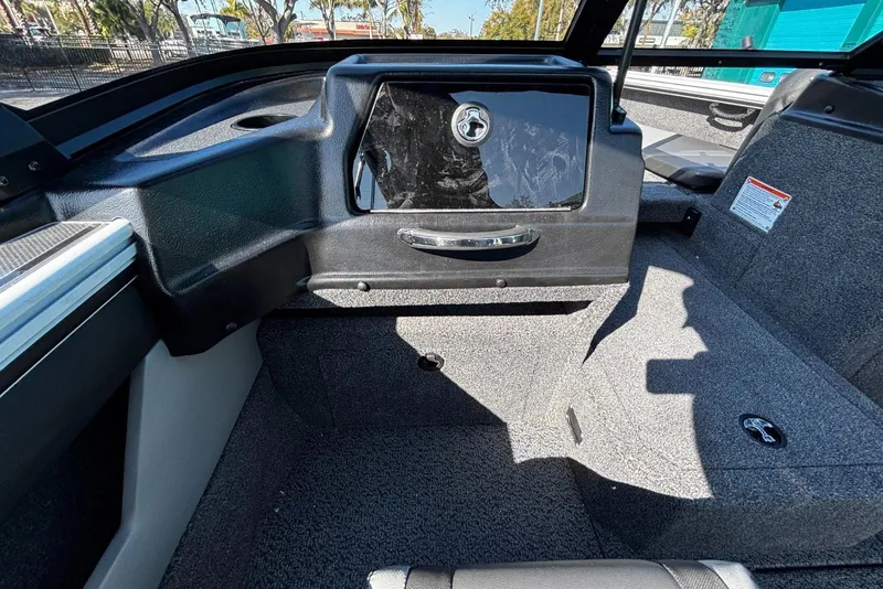 Slide: The Image of 2026 Lund 1875 Crossover XS interior, featuring sleek design and spacious seating area. - 9