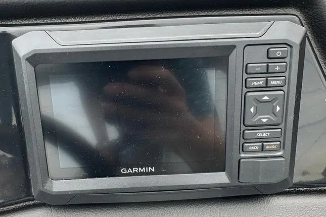Slide: The Image of Garmin navigation system in 2026 Bennington S Swingback 22 SSB boat dashboard. - 15